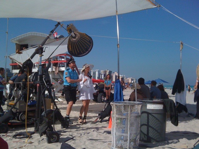 Filming a Movie in Miami
