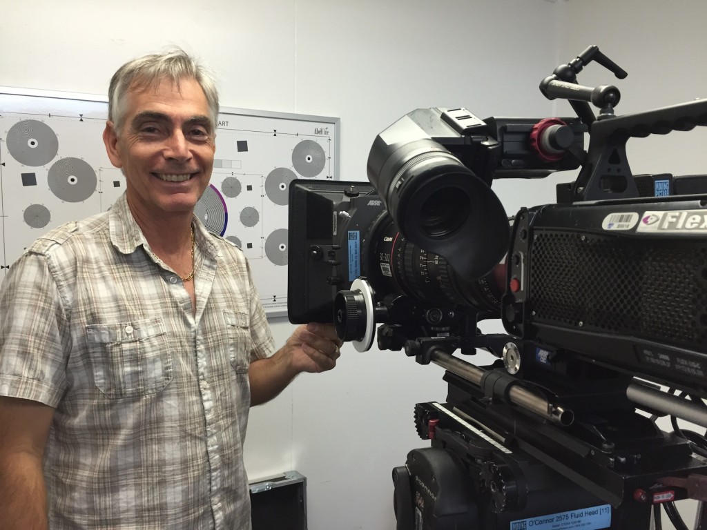 Phantom Tech, Steve Ciffone during the camera checkout at Moving Picture.